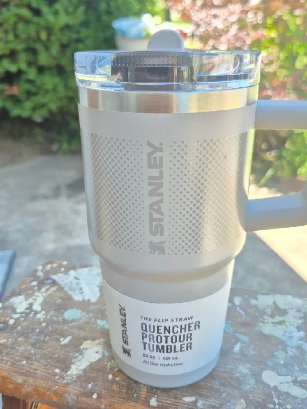 20 Oz BRAND NEW Stanley Quencher ProTour Flip Straw Tumbler Ash Fade